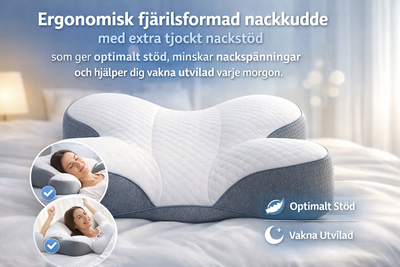 Ortopedisk Ergonomisk Nackkudde för Avslappnad och Djup Sömn
